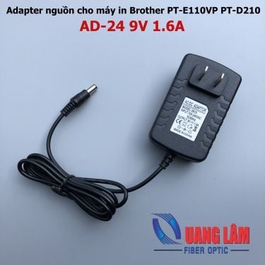 Adapter nguồn AD-24 AC220V->DC9V 1.6A cho máy in nhãn PT-E110 PT-D210