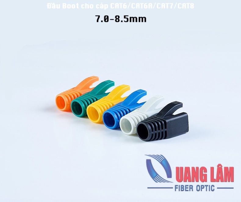 Đầu Boot cho cáp CAT6/CAT6A/CAT7/CA8 7-8.5mm2 (Bịch 50 cái)