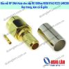 Đầu nối SMA nối dây đồng trục 50Ohm RG58 RG142 RG223 LMR200 3D-FB SMA-J-3 RP-SMA-J-3