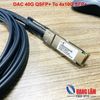 DAC 40G QSFP+ to 4x10G SFP+ Passive Direct Attach Copper Breakout Cable