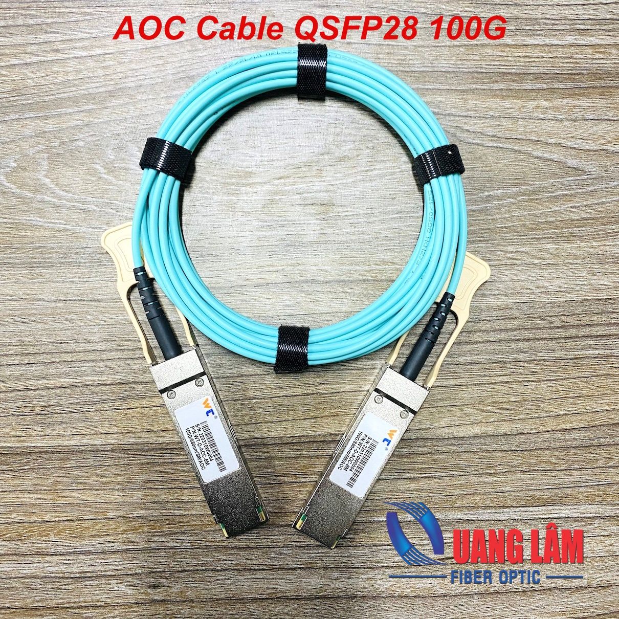 Cable AOC QSFP28 100G, Length 3M, WT-D-AOC-3M