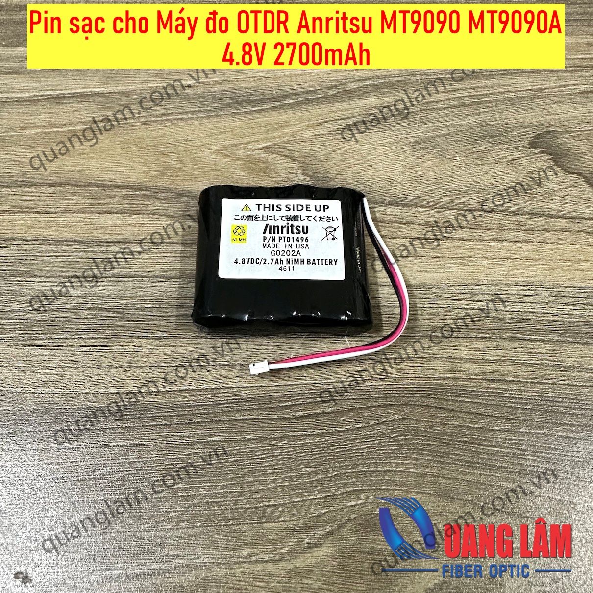 Pin sạc cho Máy đo OTDR Anritsu MT9090 MT9090A 4.8V 2700mAh