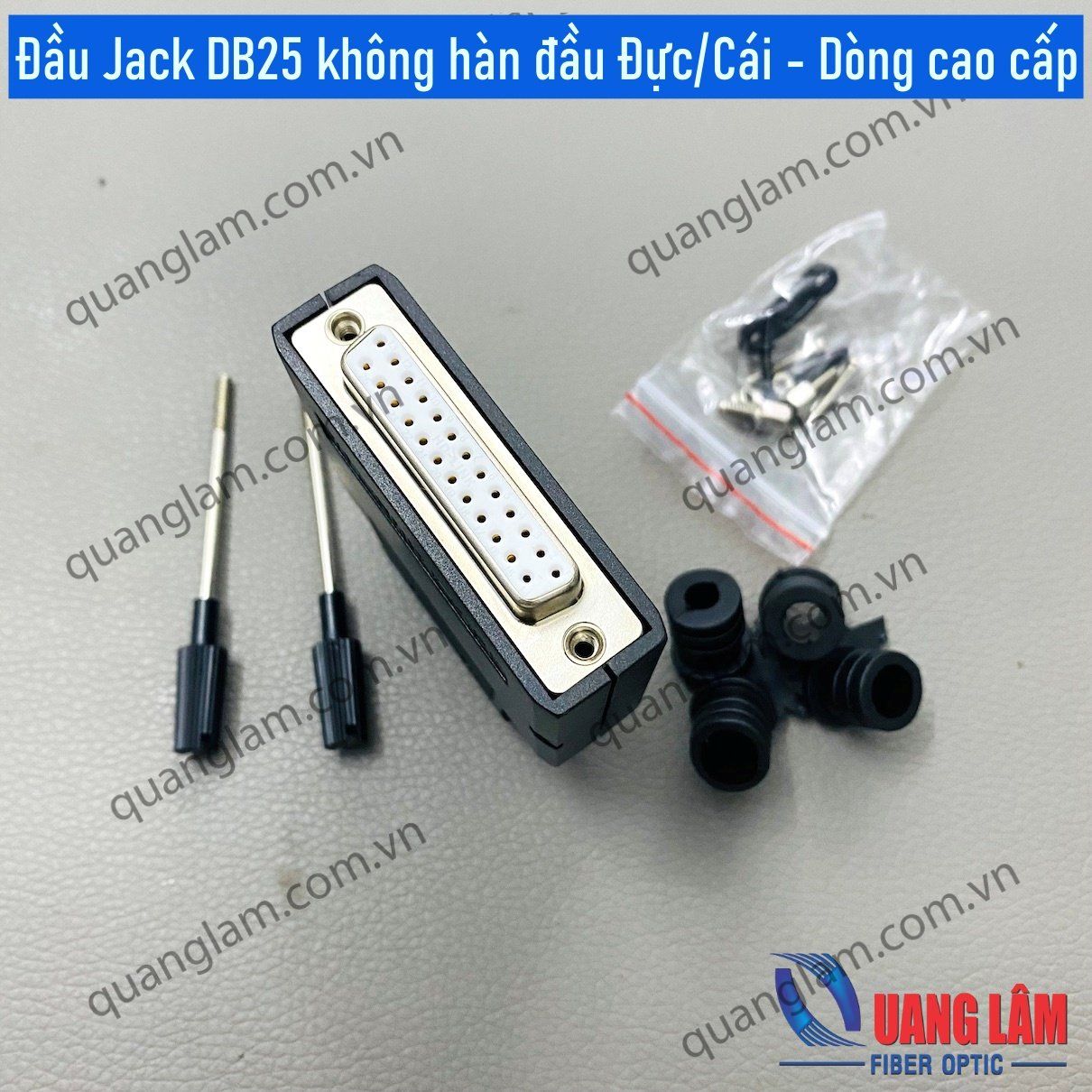 Đầu Jack DB25 không hàn đầu Đực/Cái - Dòng cao cấp