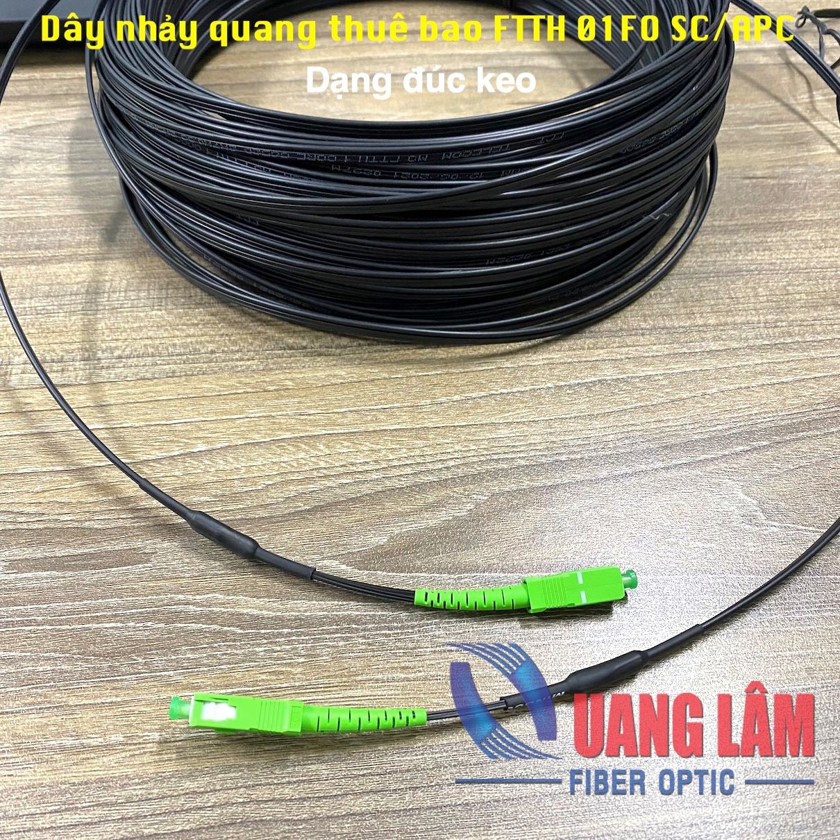 Dây nhảy quang thuê bao FTTH 01FO SC/APC-SC/APC - Chiều dài theo yêu cầu