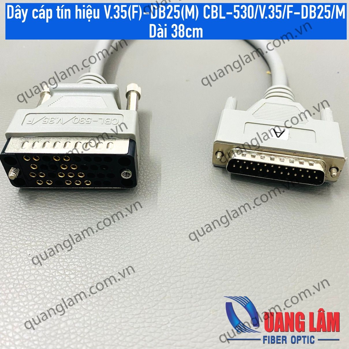 Dây cáp tín hiệu V.35(F)-DB25(M) CBL-530/V.35/F-DB25/M - Dài 38cm