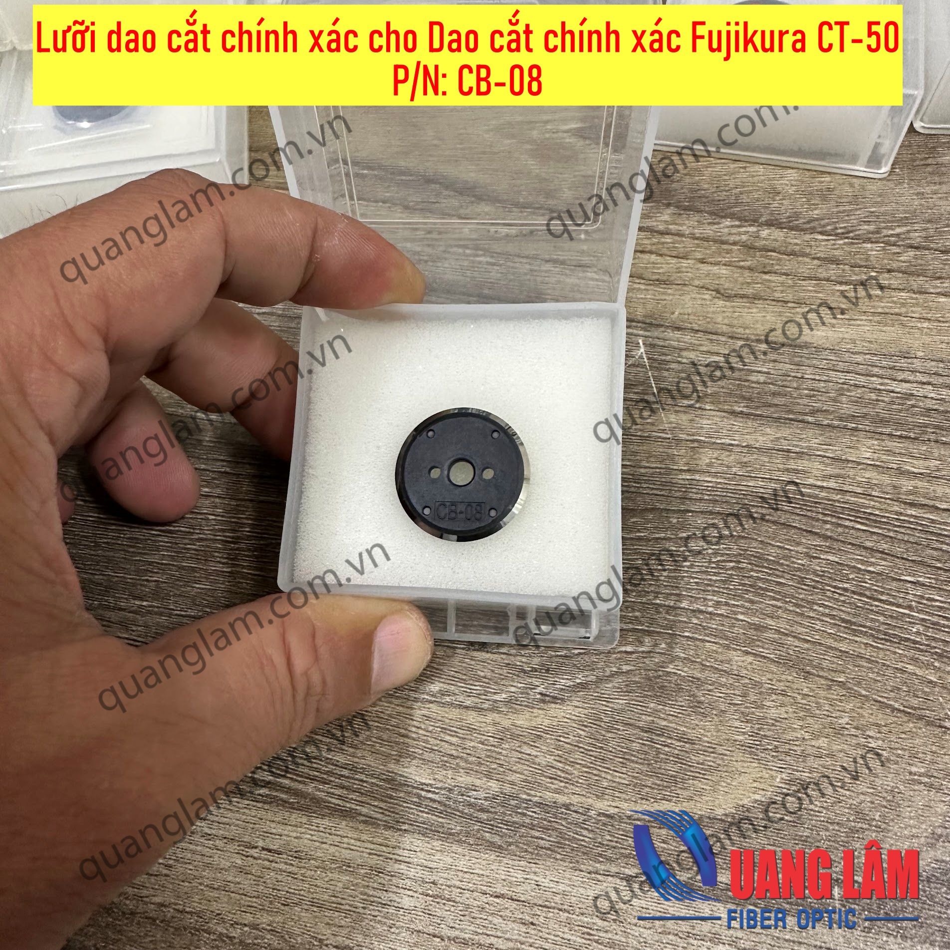 Lưỡi dao cắt chính xác cho Dao cắt chính xác Fujikura CT-50 P/N: CB-08