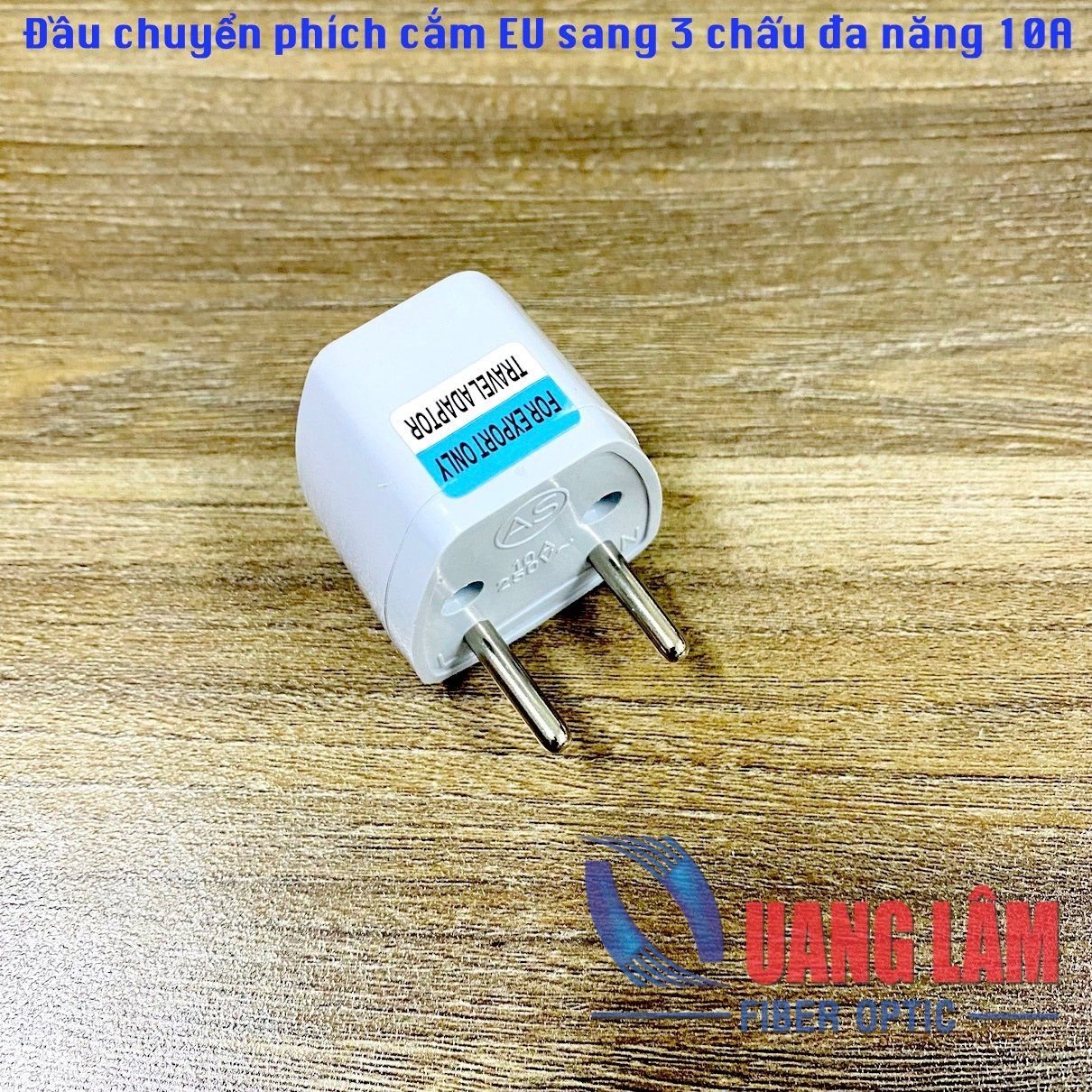 Đầu Chuyển Phích EU Sang 3 Chấu Đa Năng 10A