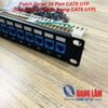 Patch Panel CAT6 24Port (Bao gồm 24 Nhân mạng CAT6 màu xanh)