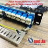 Patch Panel CAT6 24Port (Bao gồm 24 Nhân mạng CAT6 màu xanh)