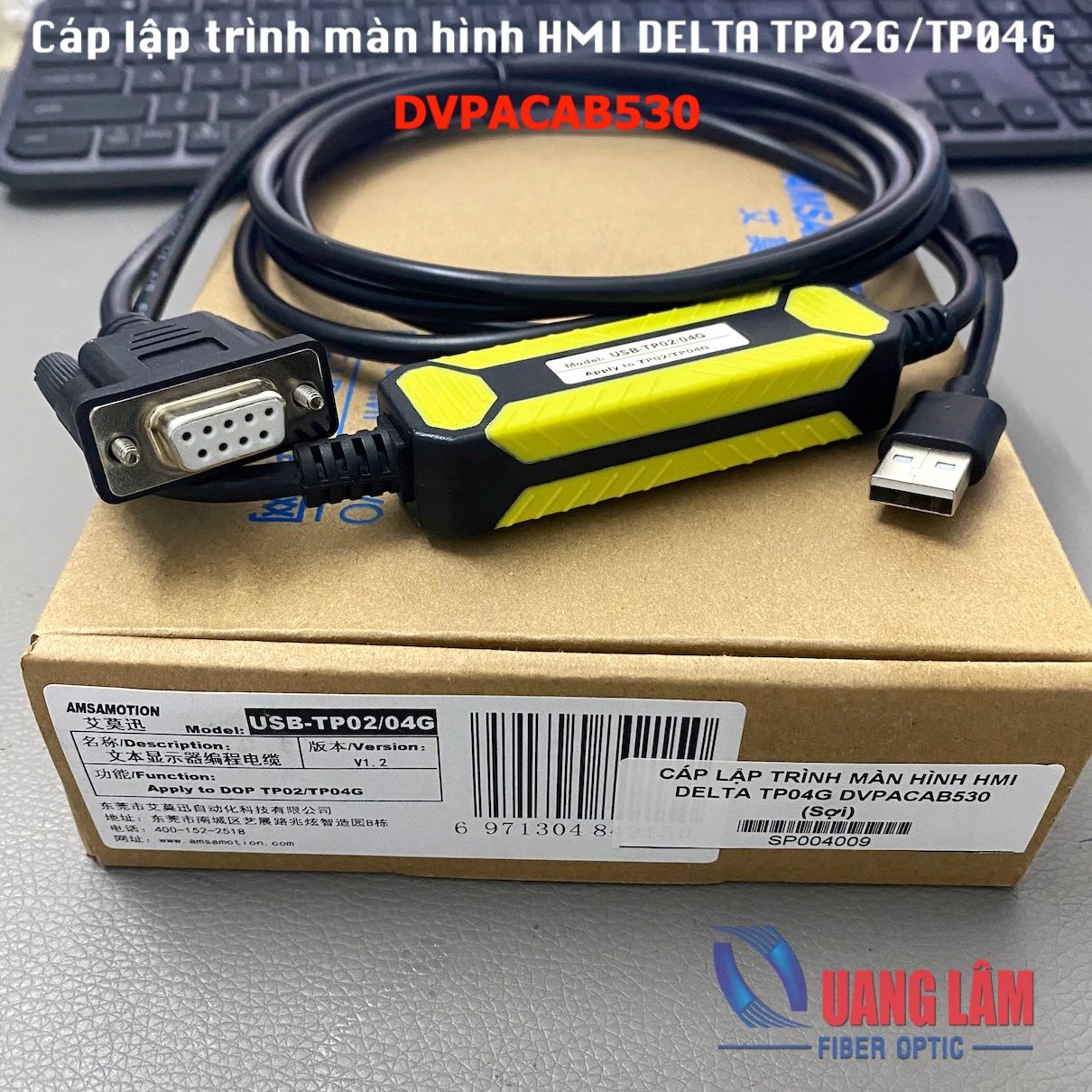 CÁP LẬP TRÌNH MÀN HÌNH HMI DELTA TP04G DVPACAB530