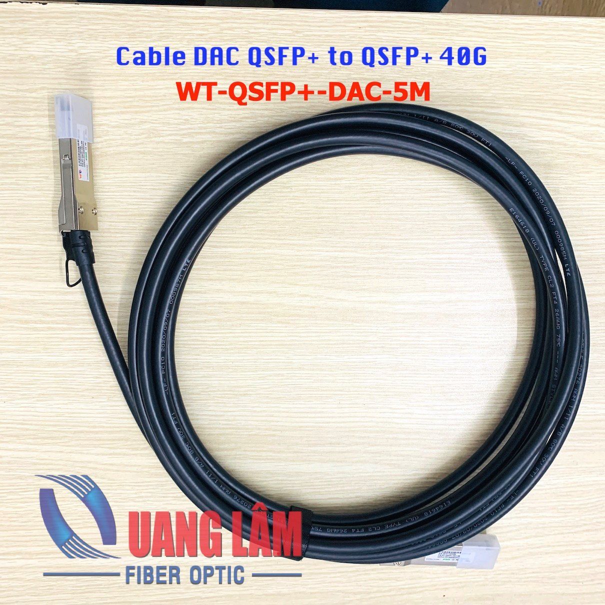 Cable DAC QSFP+ To QSFP+ 40G Dài 5M