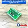 Board chuyển từ đầu nối Driver 36pin SCSI-36P sang block 36 chân bắt vít- Lắp trên thanh DIN