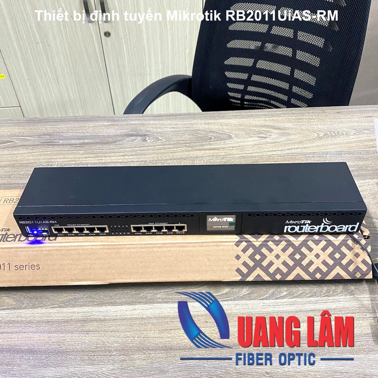 Mikrotik RB2011UiAS-RM - Router cân bằng tải - Load balancing - RouterOS