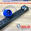 Thanh nguồn PDU 12 Port C13 - MCB32A - Kèm dây nguồn dài 2M gắn phích cắm công nghiệp