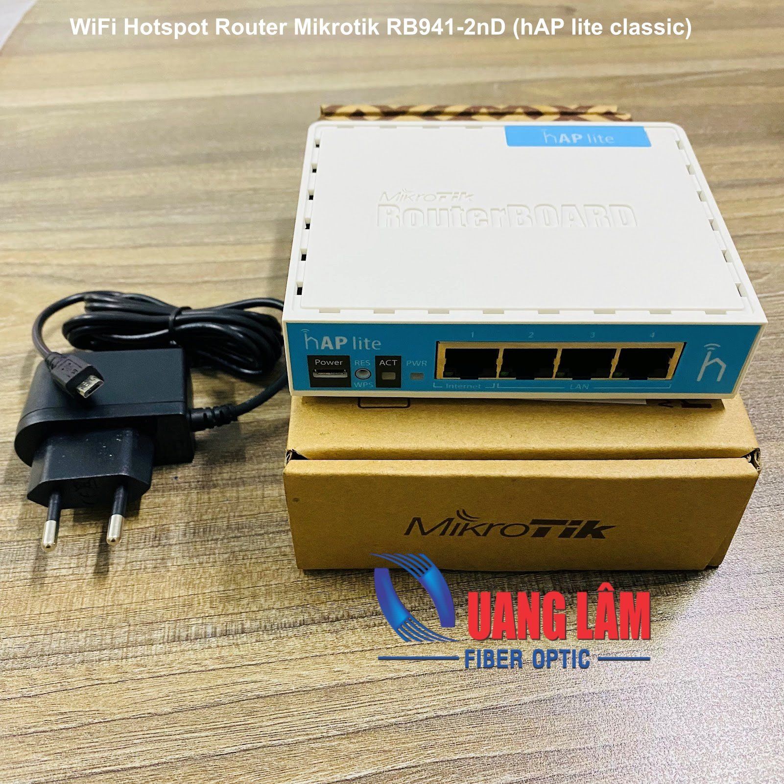 WiFi router hAp lite Mikrotik RB941-2nD VPN Cloud cân bằng tải Load Balancing Router - RouterOS Lv4