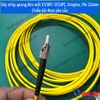 Dây nhảy quang đơn mốt ST/UPC-ST/UPC, Simplex, Phi 3.0mm. Chiều dài theo yêu cầu