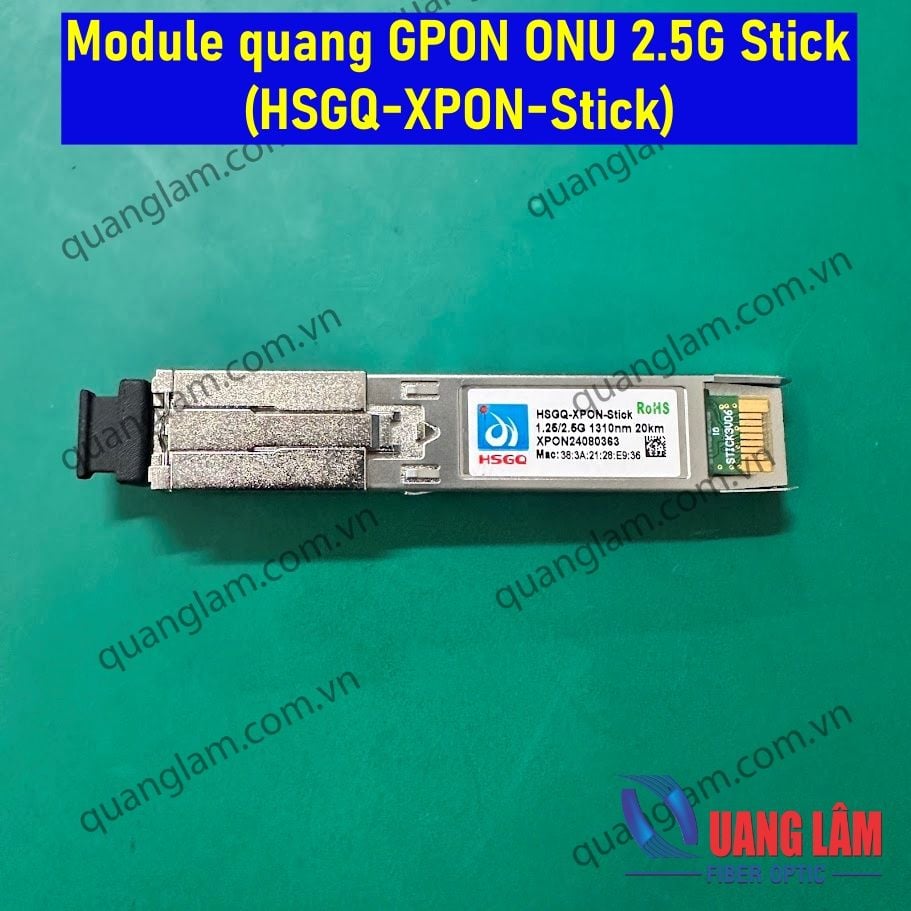 Module quang GPON ONU Stick 1.25G/2.5G ODI DFP-34CX-2C2 HSGQ SFP XPON ONU Stick