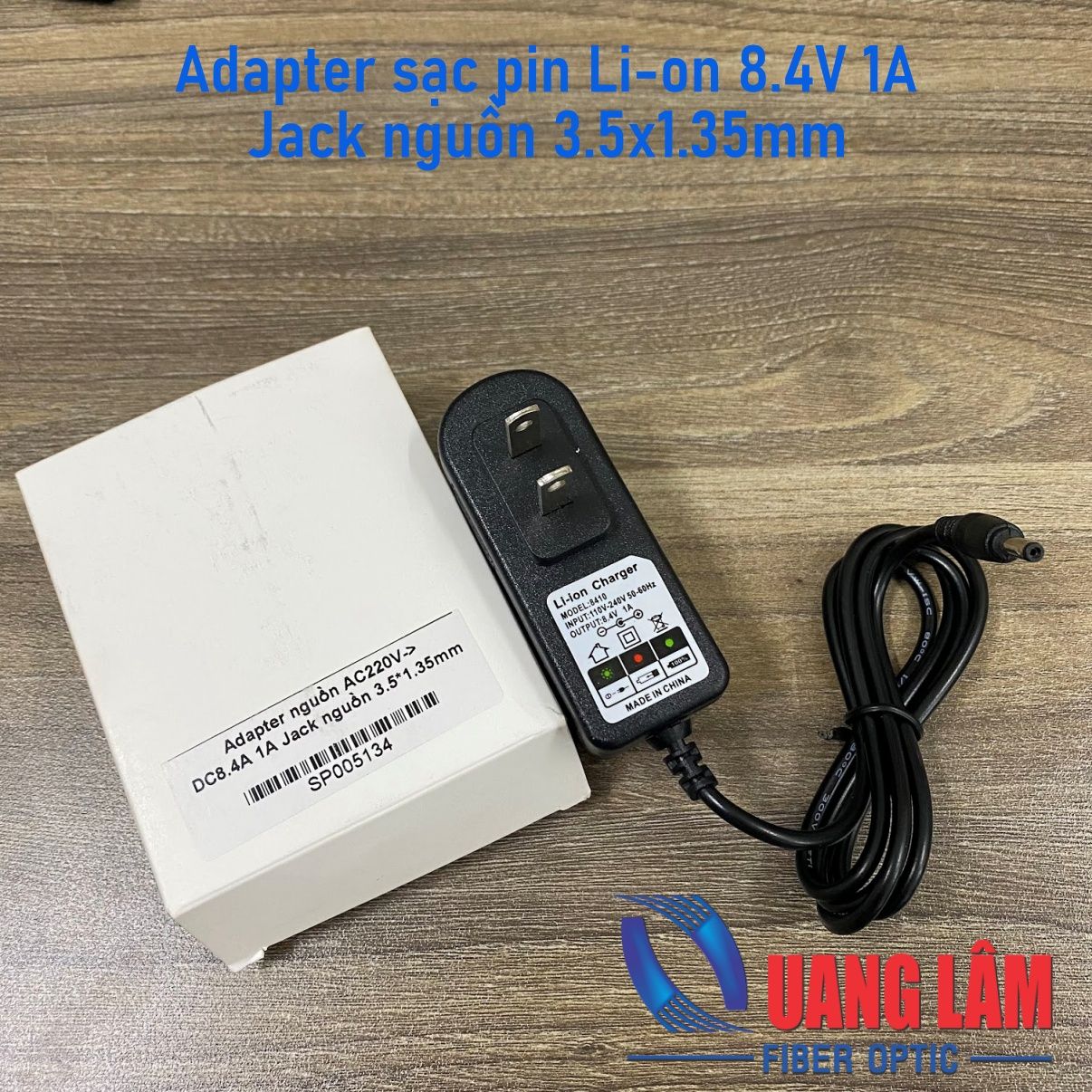 Adapter sạc pin Li-on 8.4V 1A