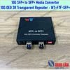 10G SFP+ to SFP+ Fiber to Fiber Media Converter – 10G OEO 3R Transparent Repeater WT-FTF-SFP+