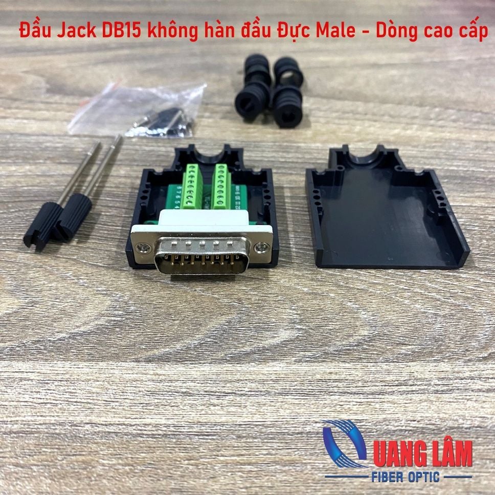 Đầu Jack DB15 không hàn đầu Đực Male - Dòng cao cấp