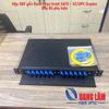 Hộp ODF phối quang gắn Rack khay trượt 24FO SC/UPC Duplex (Bao gồm đầy đủ phụ kiện) - Màu đen