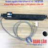 Thanh nguồn PDU 8 Port C13 - MCB16A - Kèm dây nguồn dài 1.8M gắn phích cắm UK