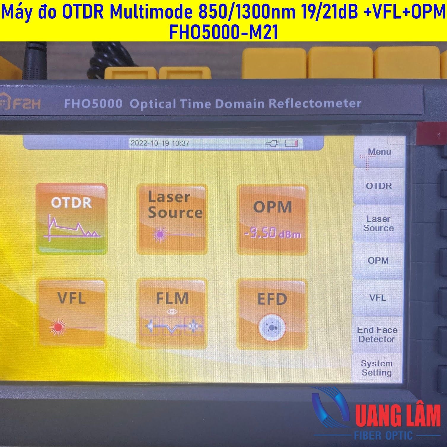 Multimode Otdr Máy đo OTDR Multimode 850/1300nm 19/21dB +VFL+OPM FHO5000-M21 – Công ty ...