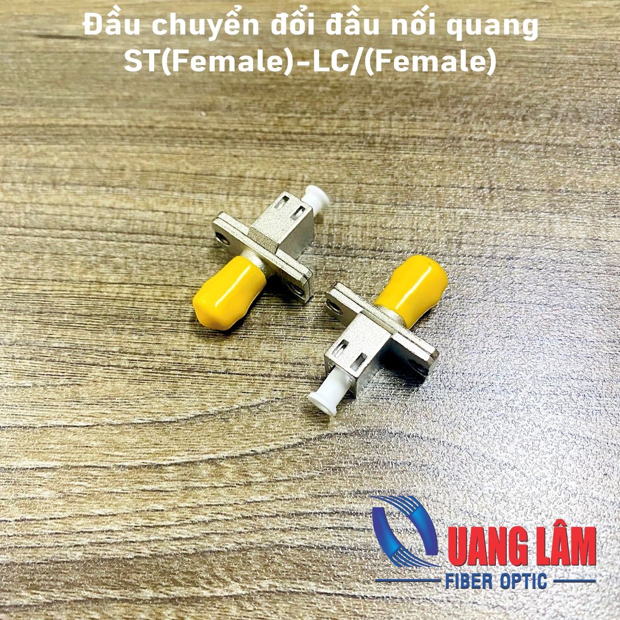 Đầu chuyển đổi đầu nối ST(Female)-LC(Female) Singlemode, Simplex