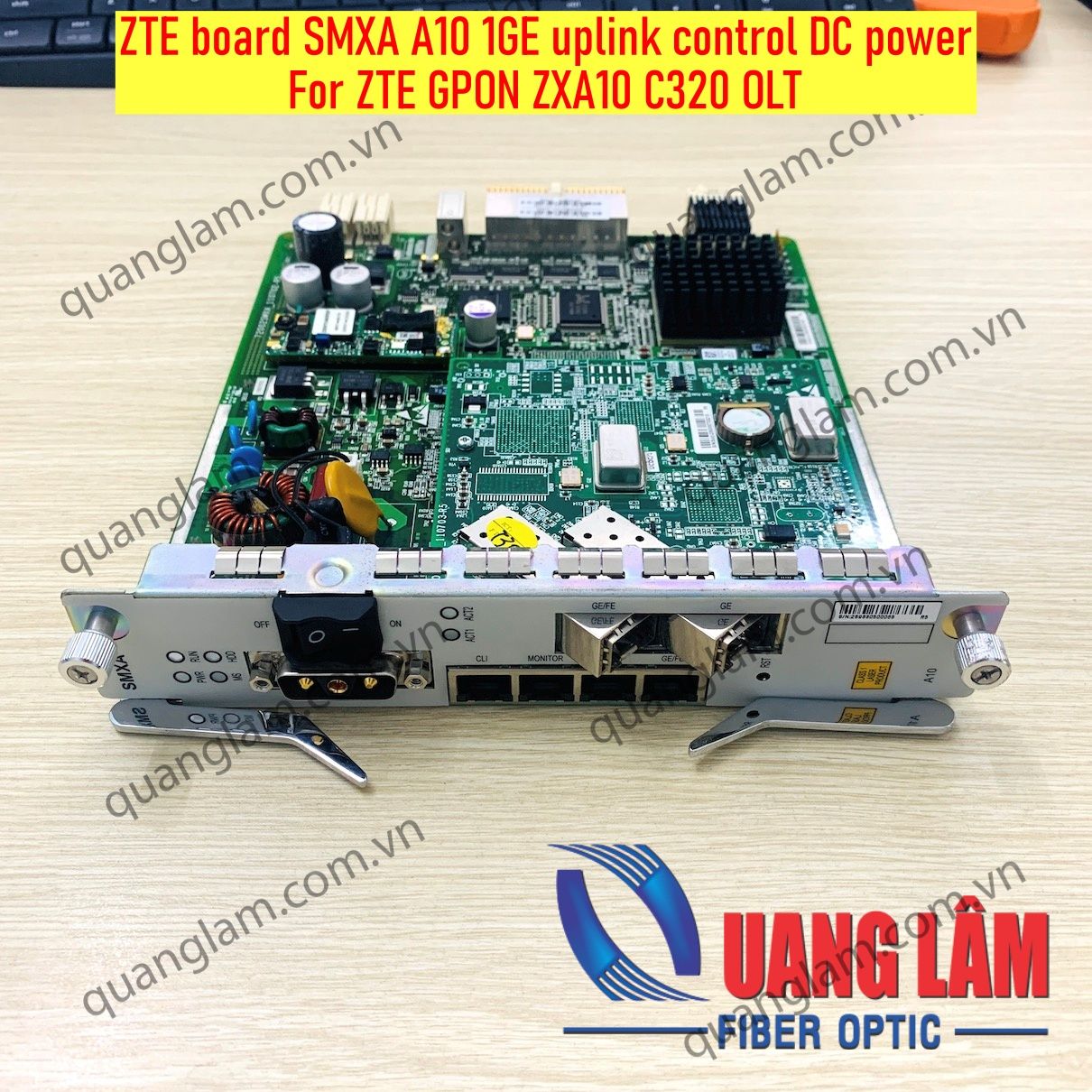 ZTE board SMXA/A10 1GE uplink control DC power For ZTE GPON/EPON ZXA10 C320 OLT
