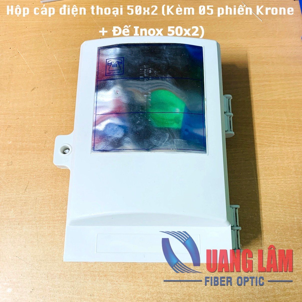 Hộp cáp điện thoại 50 đôi gắn phiến Krone IDF 50x2