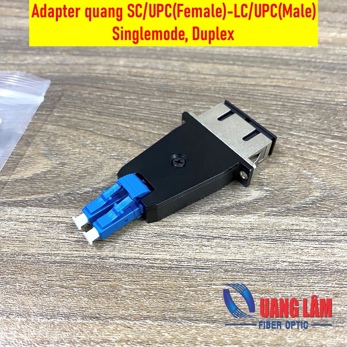 Đầu chuyển đổi đầu nối SC/UPC(Female)-LC/UPC(Male) Singlemode, Duplex ...