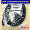 Cáp kết nối màn hình HMI Samkoon SA/SK/AK với PLC Mitsubishi FX1S/1N/2N/3U/F3G dài 3M