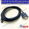 Cáp kết nối màn hình HMI Samkoon SA/SK/AK với PLC Mitsubishi FX1S/1N/2N/3U/F3G dài 3M