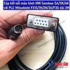 Cáp kết nối màn hình HMI Samkoon SA/SK/AK với PLC Mitsubishi FX1S/1N/2N/3U/F3G dài 3M