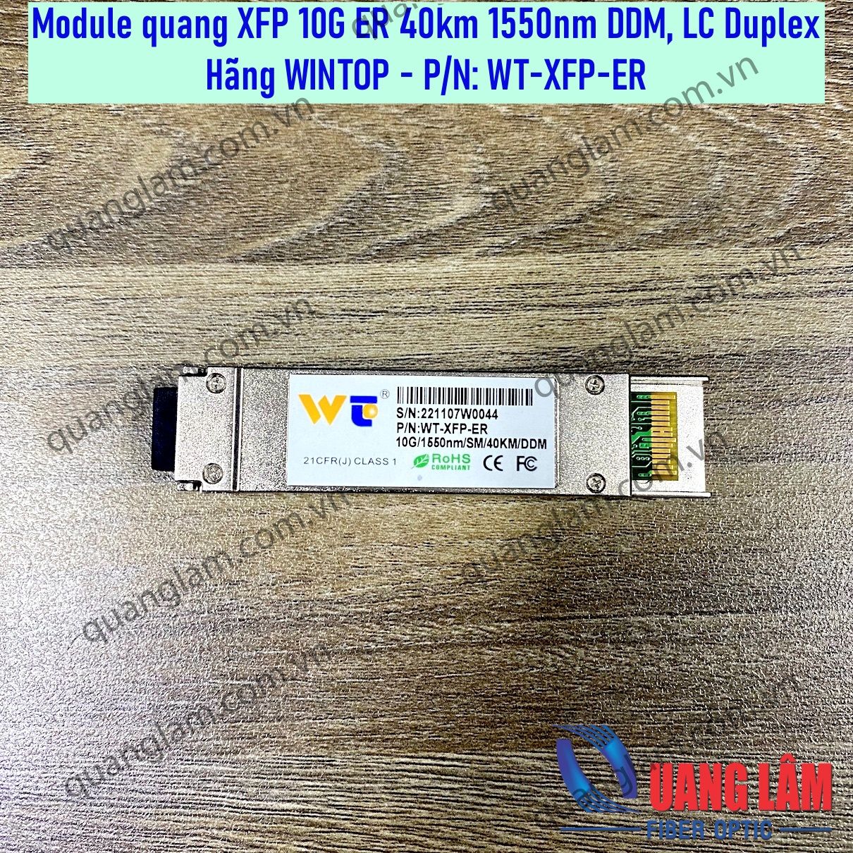 Module quang 10G XFP Dual Fiber