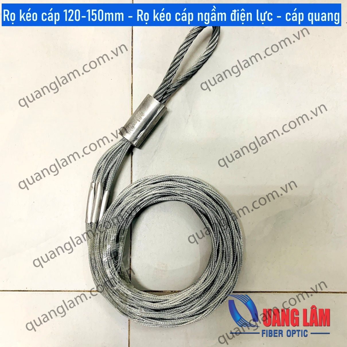 Rọ kéo cáp 120-150mm - Rọ kéo cáp quang cáp ngầm điện lực