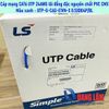 Cáp mạng CAT6 UTP 24AWG lõi đồng nguyên chất, 4 đôi,vỏ PVC,CMX,màu xanh UTP-G-C6G-E1VN-X 0.5X004P/BL (Bao gồm VAT)