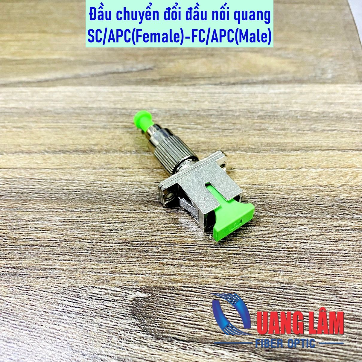 Đầu chuyển đổi đầu nối SC/APC(Female)-FC/APC(Male) Singlemode, Simplex ...
