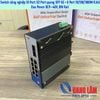Switch công nghiệp 10 port: 02 port quang SFP GE + 8 Port 10/100/1000M RJ45 Dual DC Power DC9-48V DIN Rail WT-RS2310-2GF8GT