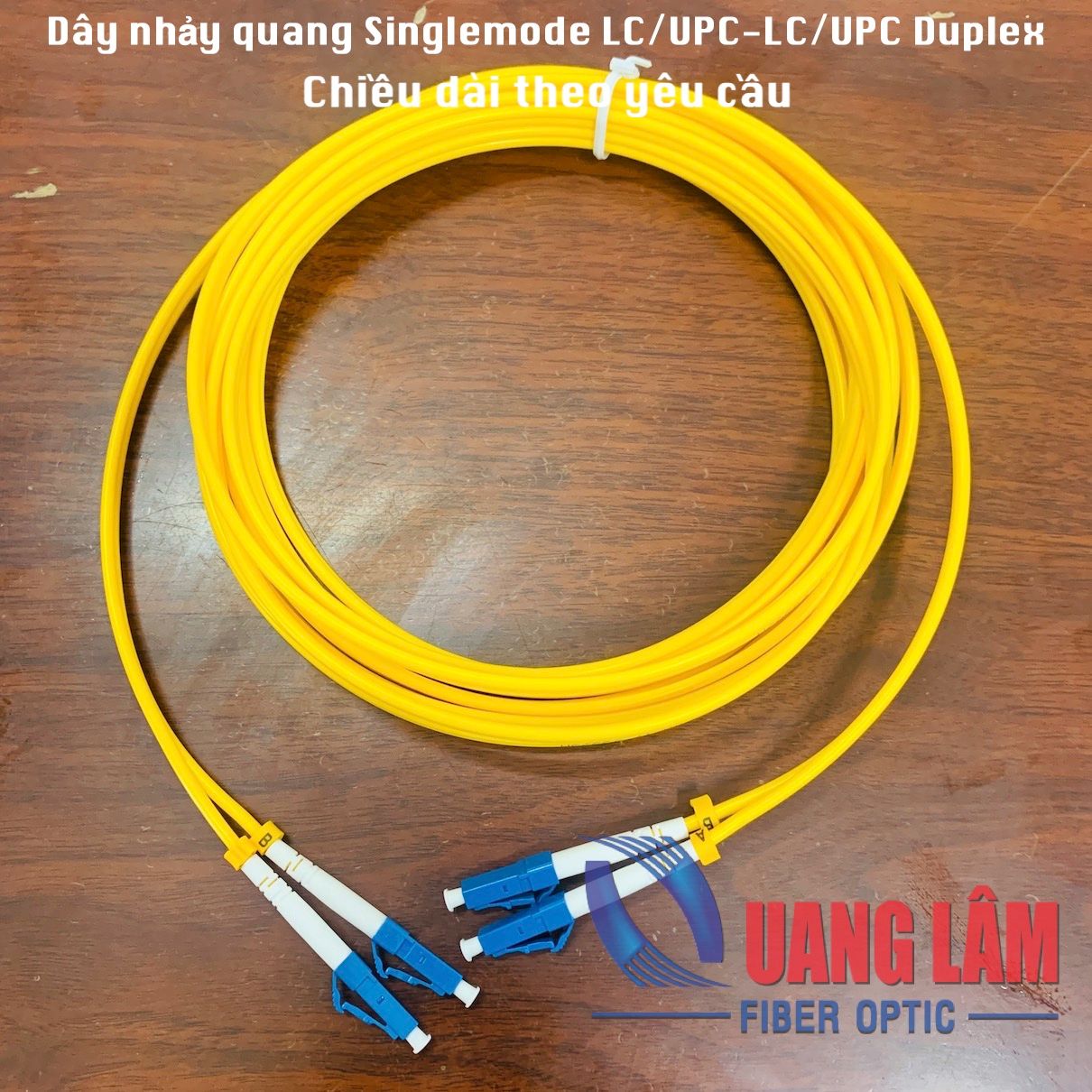 Dây nhảy quang Singlemode LC/UPC-LC/UPC Duplex, Chiều dài theo yêu cầu