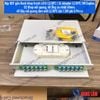 Hộp ODF gắn Rack khay trượt 48FO LC/UPC ( 24 Adapter LC/UPC SM Duplex, 02 Khay nối quang, 48 Ống co nhiệt 60mm, 48 Dây nối quang đơn mốt LC/UPC dài 1.5M phi 0.9mm)