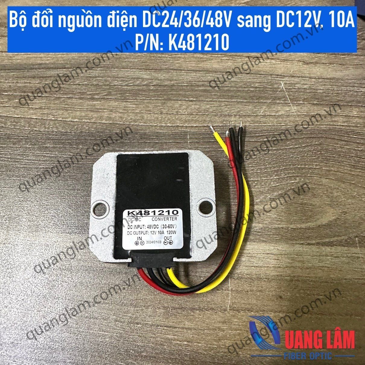 Bộ Đổi Nguồn DC-DC 48V Sang 12V 10A 120W