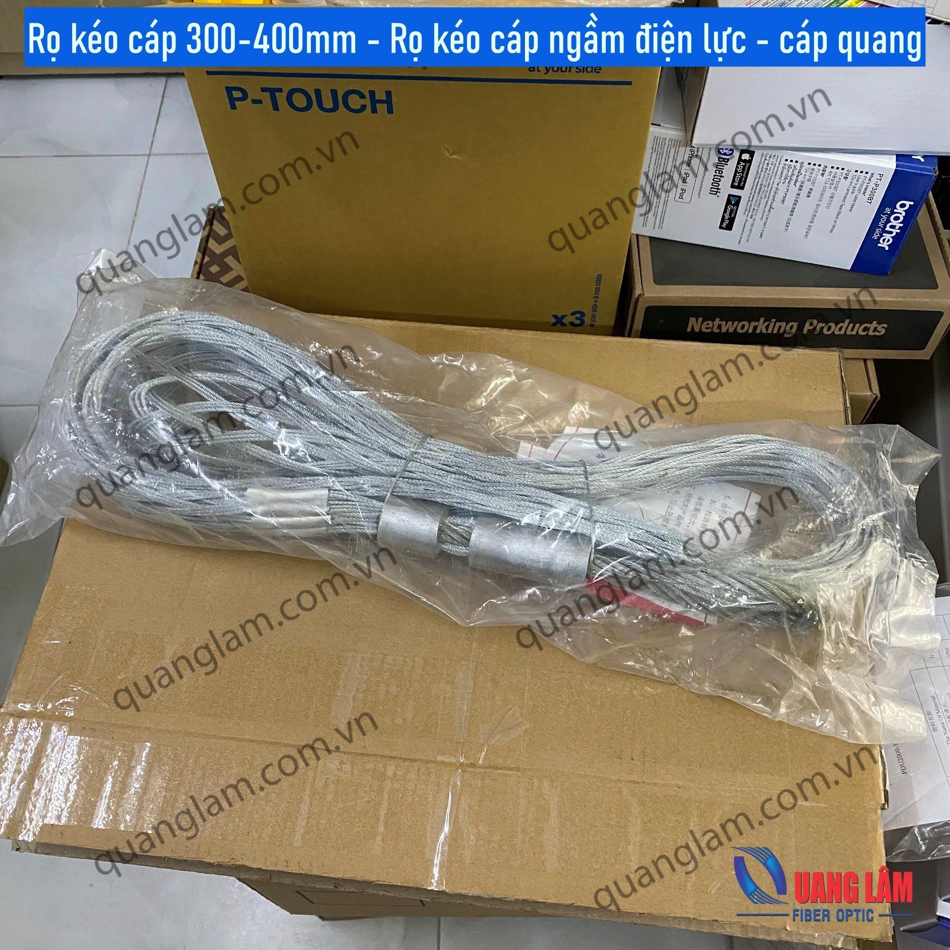 Rọ kéo cáp 300-400mm - Rọ kéo cáp ngầm điện lực - cáp quang