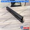 Thanh quản lý cáp ngang 1U gắn Rack 19