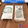 Hộp ODF bằng thép treo tường sơn tĩnh điện 08FO MM OM3 LC/PC (04 ADapter LC/PC MM Duplex, 08 Ống co nhiệt, Khay nối quang, 08 Dây nối quang đa mố OM3 LC/PC dài 1.5M phi 0.9mm)