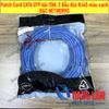 Patch Cord CAT6 UTP Dài 15M, 2 Đầu Đúc RJ45 Màu Xanh - B&C NETWORKS