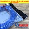 Patch Cord CAT6 UTP Dài 15M, 2 Đầu Đúc RJ45 Màu Xanh - B&C NETWORKS