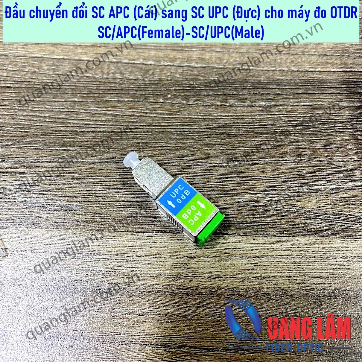 Đầu Chuyển Đổi SC APC Sang SC UPC Chuyên Dùng Cho Máy OTDR SC/APC(Fema ...