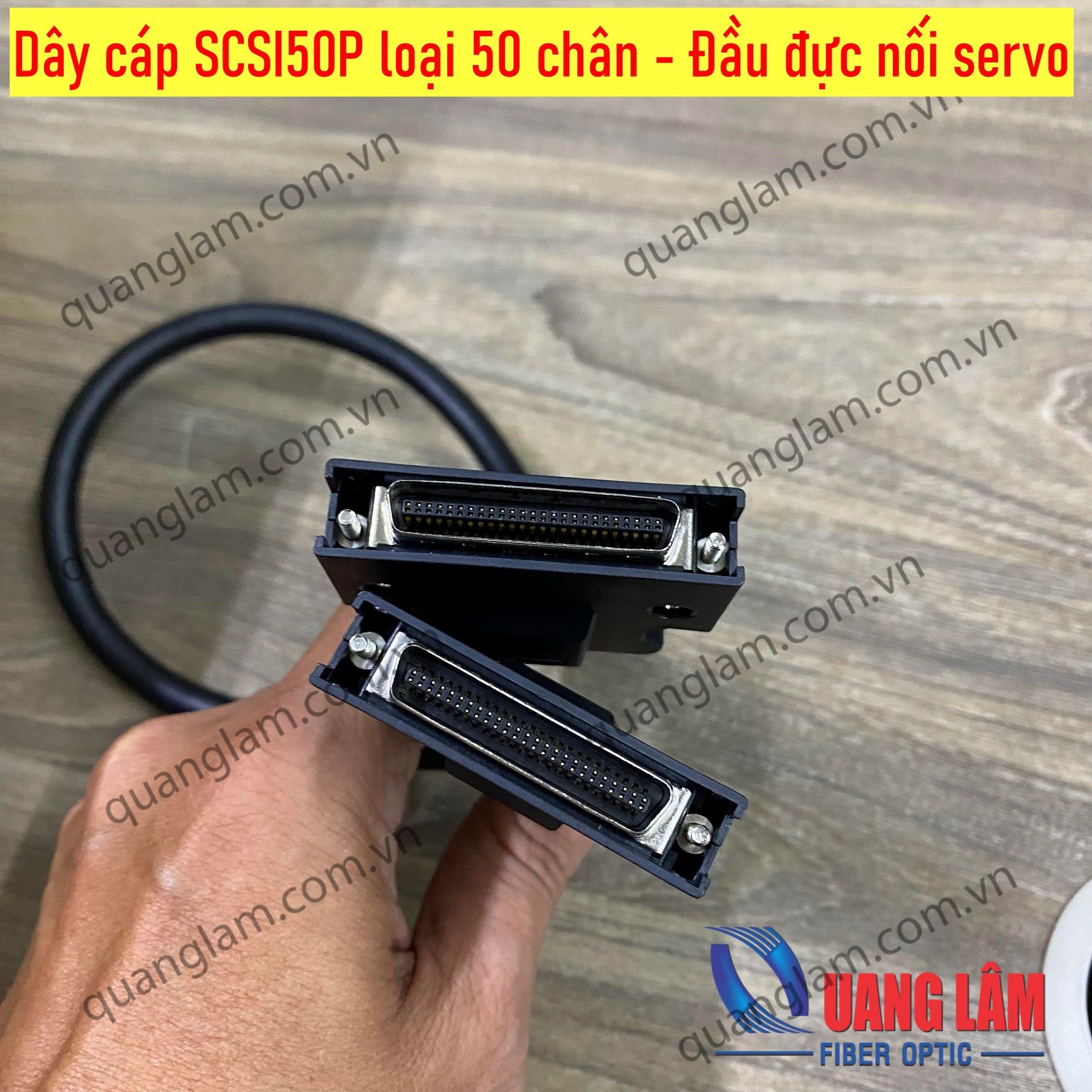 Dây cáp SCSI50P loại 50 chân - Đầu Đực nối servo