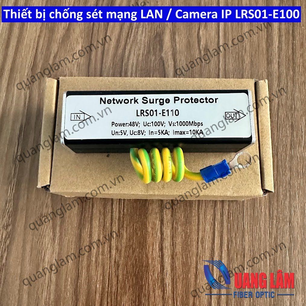 Thiết bị chống sét mạng LAN / Camera IP LRS01-E100